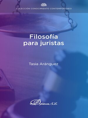 cover image of Filosofía para juristas